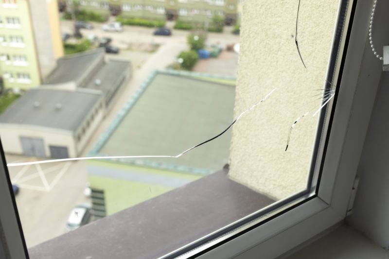 Damaged Window Before Repair